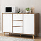 Sideboard in legno ingegnerizzato contemporaneo con cassetti e conservazione