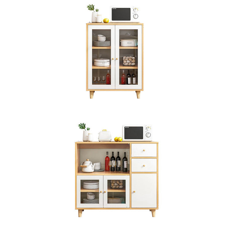 Buffet contemporain armoire en bois d'ingénierie pour le salon