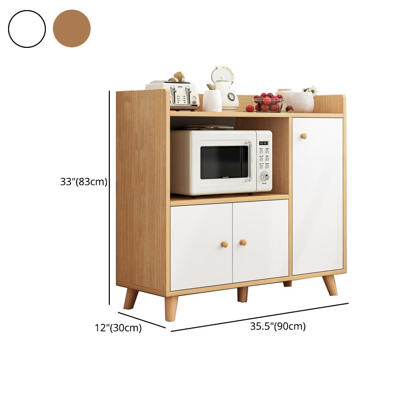 Buffet contemporain armoire en bois d'ingénierie pour le salon