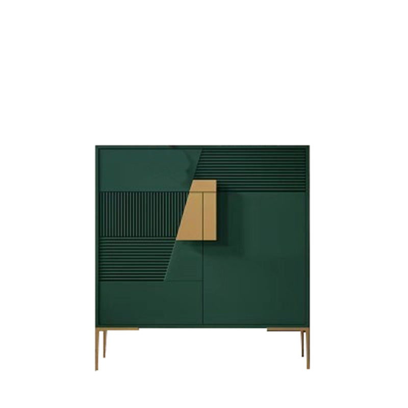 41.34"H Sideboard Glam Style Dining Server for Kitchen and Living Room 35"L x 14"W x 41"H Green Clearhalo 'buffet_sideboard' 'Buffets & Sideboards' 'furn' 'furn_buffet_sideboard' 'Furniture' 'Kitchen & Dining Furniture' 5427569