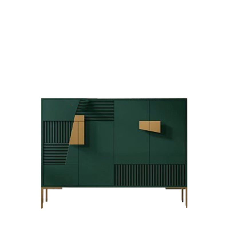 41.34"H Sideboard Glam Style Dining Server for Kitchen and Living Room Green Clearhalo 'buffet_sideboard' 'Buffets & Sideboards' 'furn' 'furn_buffet_sideboard' 'Furniture' 'Kitchen & Dining Furniture' 5427574