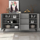 Wooden Storage Sideboard Modern Storage Cabinets with Drawers and Doors Clearhalo 'buffet_sideboard' 'Buffets & Sideboards' 'furn' 'furn_buffet_sideboard' 'Furniture' 'Kitchen & Dining Furniture' 5427685