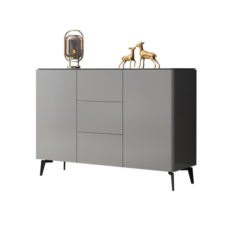 Wooden Storage Sideboard Modern Storage Cabinets with Drawers and Doors Grey Clearhalo 'buffet_sideboard' 'Buffets & Sideboards' 'furn' 'furn_buffet_sideboard' 'Furniture' 'Kitchen & Dining Furniture' 5427688