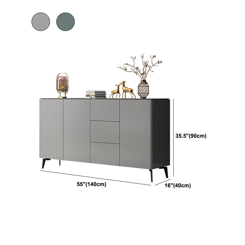 Wooden Storage Sideboard Modern Storage Cabinets with Drawers and Doors Clearhalo 'buffet_sideboard' 'Buffets & Sideboards' 'furn' 'furn_buffet_sideboard' 'Furniture' 'Kitchen & Dining Furniture' 5427699