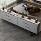 Glam Sideboard Stone Top con porta e cassetto Sideboard per soggiorno
