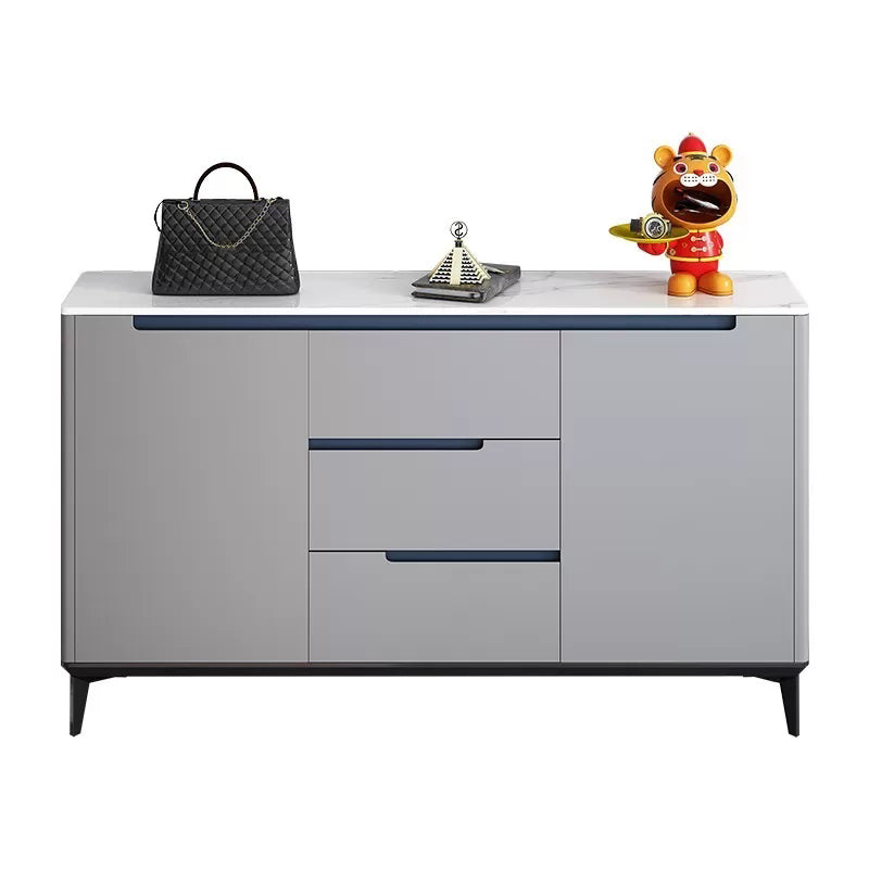 Glam Sideboard Stone Top con porta e cassetto Sideboard per soggiorno