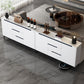 Glam Sideboard Stone Top con porta e cassetto Sideboard per soggiorno