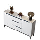 Glam Sideboard Stone Top con porta e cassetto Sideboard per soggiorno