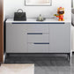 Glam Sideboard Stone Top con porta e cassetto Sideboard per soggiorno