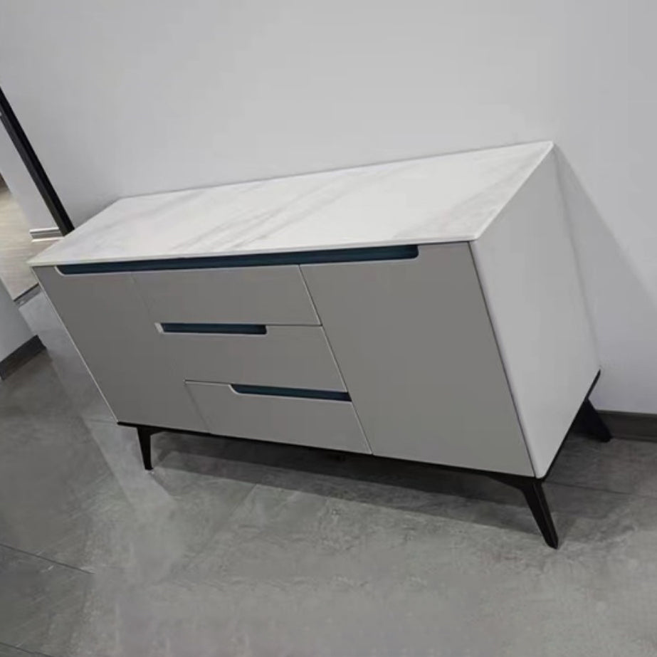 Glam Sideboard Stone Top con porta e cassetto Sideboard per soggiorno