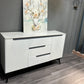Glam Sideboard Stone Top con porta e cassetto Sideboard per soggiorno