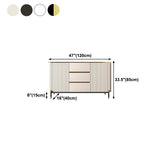 Sideboard Sideboard Glam Sideboard con porta e cassetto per soggiorno