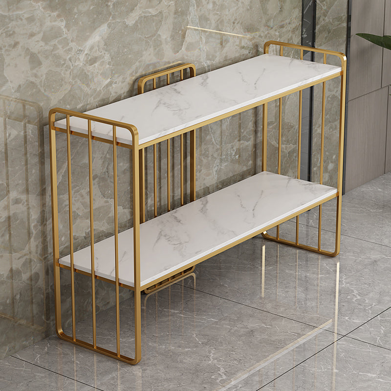 Massiccola della sala da pranzo in metallo Gabinetto del server buffet glam con archiviazione aperta