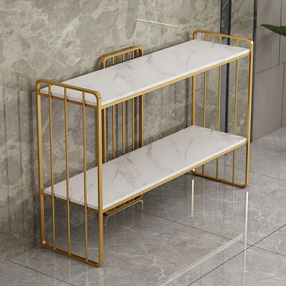 Massiccola della sala da pranzo in metallo Gabinetto del server buffet glam con archiviazione aperta