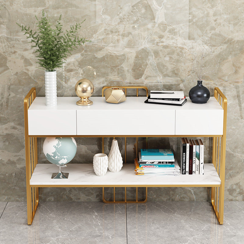 Massiccola della sala da pranzo in metallo Gabinetto del server buffet glam con archiviazione aperta