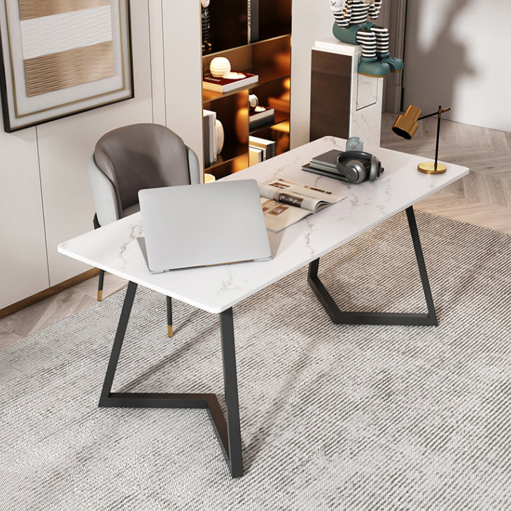 Rechteckiger Home Office Report