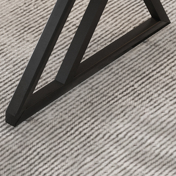 Zeitgenössischer Stil rechteckiger Schreibtisch Stein Schlitten Basis Büro Schreibtisch