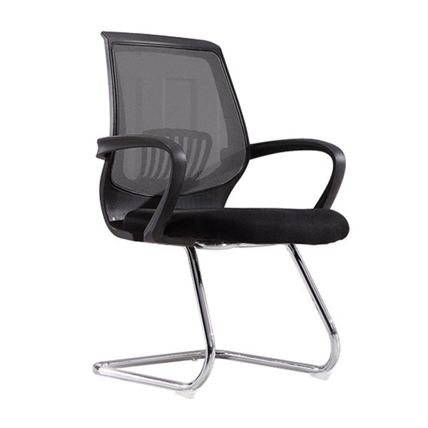 Moderner Mittelrücken Stuhl Stuhl Mesh Fixed Arms Office Stuhl für Home Office