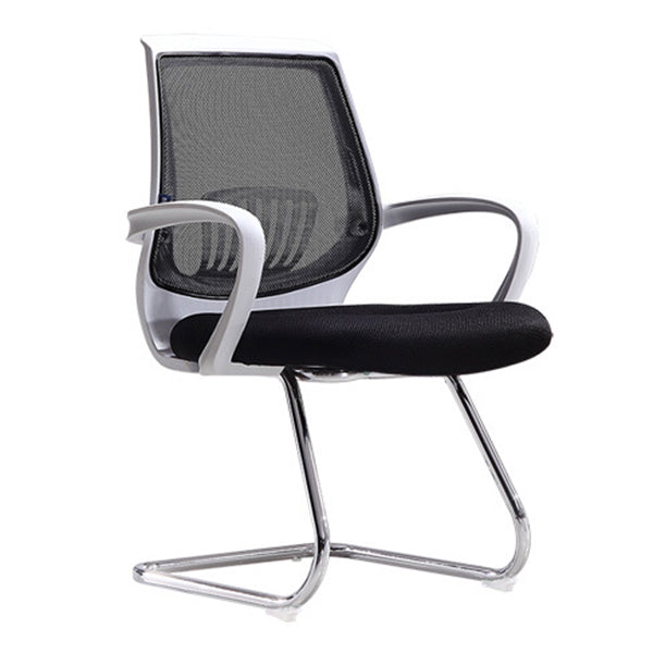 Moderner Mittelrücken Stuhl Stuhl Mesh Fixed Arms Office Stuhl für Home Office