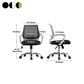 Moderner Mittelrücken Stuhl Stuhl Mesh Fixed Arms Office Stuhl für Home Office