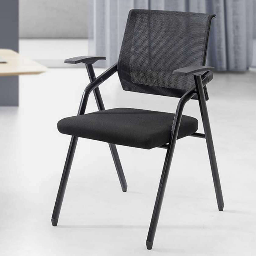 Mid Back Mesh Conference Chair Modern Fixed Arms Office Chair for Home Office Clearhalo 'furn' 'furn_office_chair' 'Furniture' 'Office Chairs' 'Office Furniture' 'office_chair' 5428326