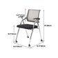 Mid Back Mesh Conference Chair Modern Fixed Arms Office Chair for Home Office Clearhalo 'furn' 'furn_office_chair' 'Furniture' 'Office Chairs' 'Office Furniture' 'office_chair' 5428353