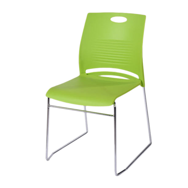 Moderner Konferenzstuhl mit ergonomischer Office -Stuhl im mittleren Rücken mit Metallrahmen