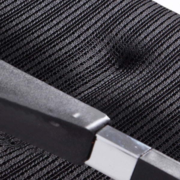 Moderne stalen en mesh -bureaustoel met mid en hight back banken stoel