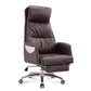 Modern Leather Executive Bureau Stoel High Back Back bekleed bureaustoel met voetsteun