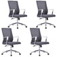 Modern Plastic Desk Chair with Hight Back and Mesh Home Office Chair