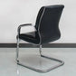 Modern Leather and Metal Desk Chair with Mid Back Home Office Chair Clearhalo 'furn' 'furn_office_chair' 'Furniture' 'Office Chairs' 'Office Furniture' 'office_chair' 5428535
