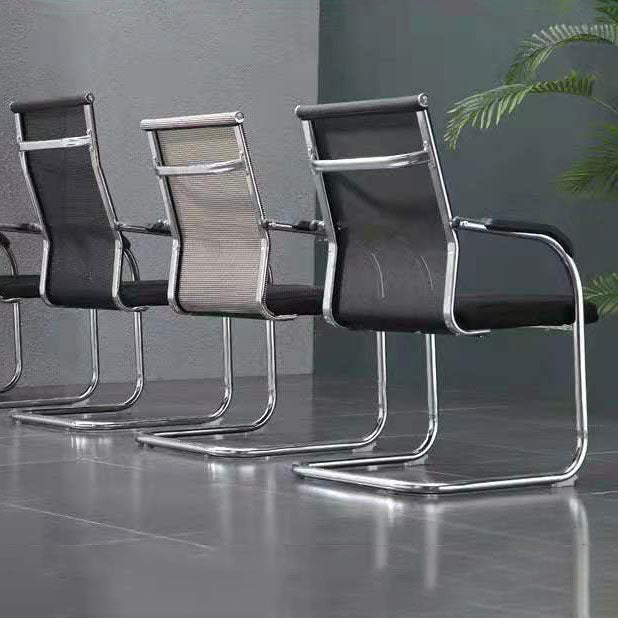 Moderner schwarzer und beige Stahlstuhl mit Mid Low / Hight Back Home Office Stuhl