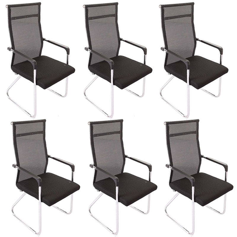 Moderner schwarzer und beige Stahlstuhl mit Mid Low / Hight Back Home Office Stuhl