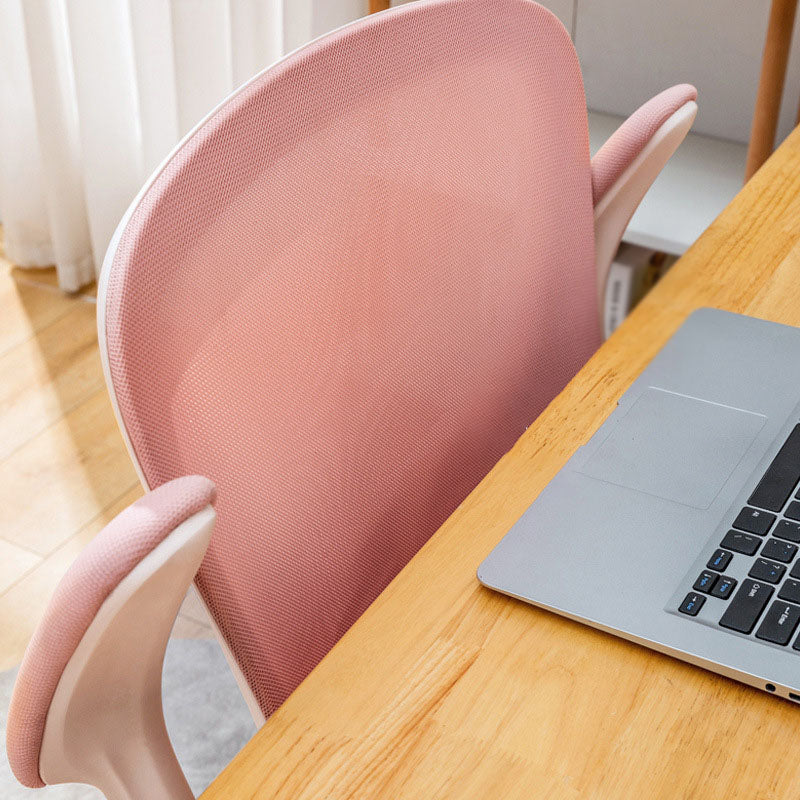 Zeitgenössischer ergonomischer Mesh Task -Vorsitzender Nylon Swivel Office Stuhl