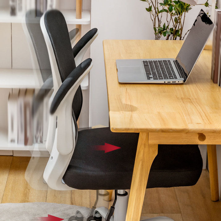 Contemporary Ergonomic Mesh Task Chair Nylon Swivel Office Chair Clearhalo 'furn' 'furn_office_chair' 'Furniture' 'Office Chairs' 'Office Furniture' 'office_chair' 5428588
