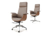 Hedendaagse High Back Executive Chair Padded Arms Bureau Chair voor Home Office