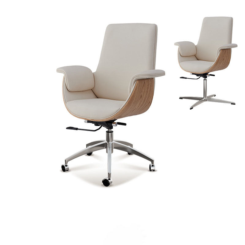 Hedendaagse High Back Executive Chair Padded Arms Bureau Chair voor Home Office