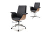 Hedendaagse High Back Executive Chair Padded Arms Bureau Chair voor Home Office