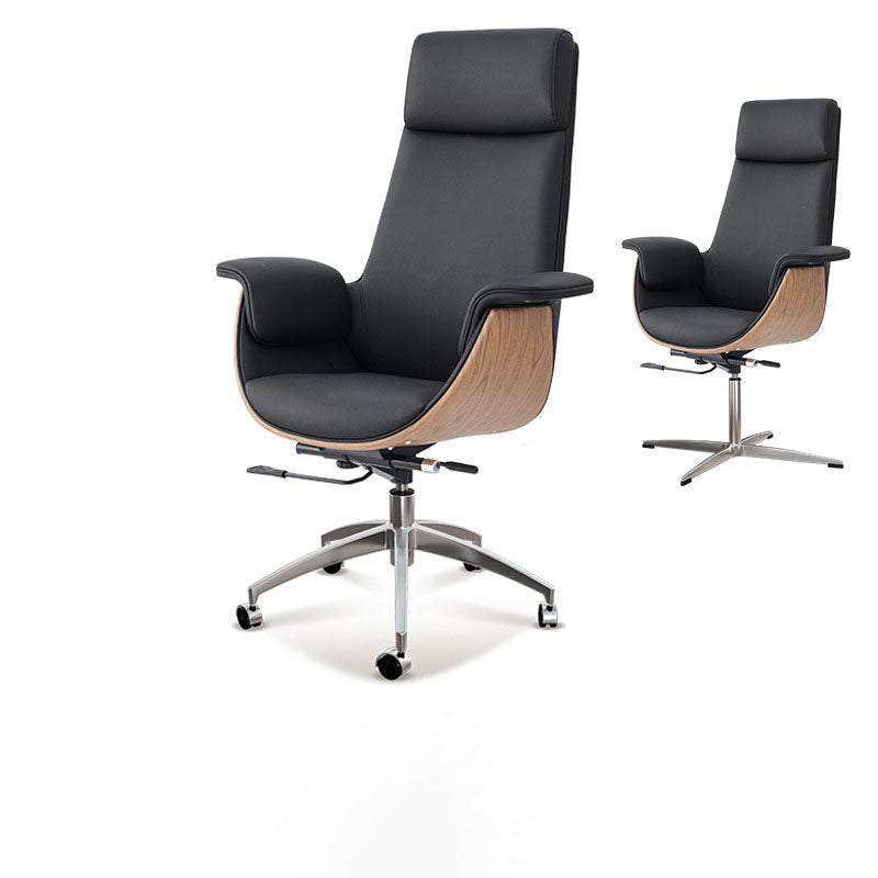 Hedendaagse High Back Executive Chair Padded Arms Bureau Chair voor Home Office