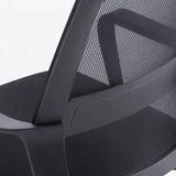 Modern Plastic Desk Chair Black and White Mesh Home Office Chair with Mid Back Clearhalo 'furn' 'furn_office_chair' 'Furniture' 'Office Chairs' 'Office Furniture' 'office_chair' 5428691