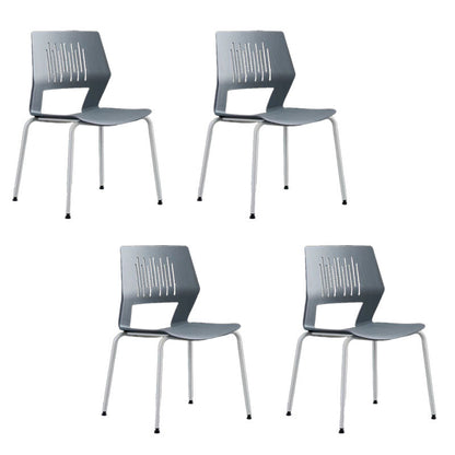 Moderne plastic en mesh -bureaustoel met mid -back huis bureau stoel