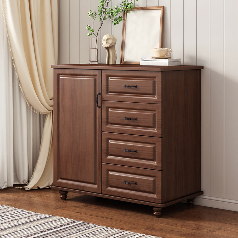 Modern Style Combo Dresser Bedroom Wooden Storage Chest Dresser with Drawers and Doors Clearhalo 'Bedroom Furniture' 'Dressers & Chests' 'dressers_chests' 'furn' 'furn_dressers_chests' 'Furniture' 5428732