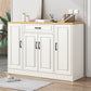 Modern Style Combo Dresser Bedroom Wooden Storage Chest Dresser with Drawers and Doors Clearhalo 'Bedroom Furniture' 'Dressers & Chests' 'dressers_chests' 'furn' 'furn_dressers_chests' 'Furniture' 5428739