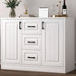 Modern Style Combo Dresser Bedroom Wooden Storage Chest Dresser with Drawers and Doors Clearhalo 'Bedroom Furniture' 'Dressers & Chests' 'dressers_chests' 'furn' 'furn_dressers_chests' 'Furniture' 5428749