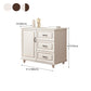 Modern Style Combo Dresser Bedroom Wooden Storage Chest Dresser with Drawers and Doors Clearhalo 'Bedroom Furniture' 'Dressers & Chests' 'dressers_chests' 'furn' 'furn_dressers_chests' 'Furniture' 5428770