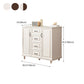 Modern Style Combo Dresser Bedroom Wooden Storage Chest Dresser with Drawers and Doors Clearhalo 'Bedroom Furniture' 'Dressers & Chests' 'dressers_chests' 'furn' 'furn_dressers_chests' 'Furniture' 5428774