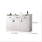 Modern Style Combo Dresser Bedroom Wooden Storage Chest Dresser with Drawers and Doors Clearhalo 'Bedroom Furniture' 'Dressers & Chests' 'dressers_chests' 'furn' 'furn_dressers_chests' 'Furniture' 5428776