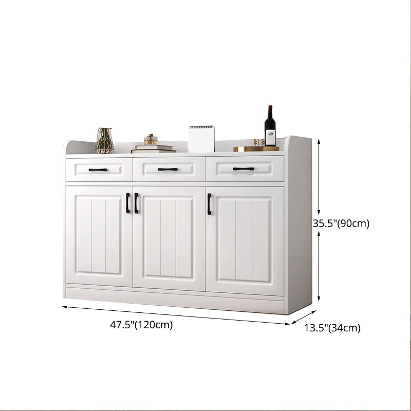 Modern Style Combo Dresser Bedroom Wooden Storage Chest Dresser with Drawers and Doors Clearhalo 'Bedroom Furniture' 'Dressers & Chests' 'dressers_chests' 'furn' 'furn_dressers_chests' 'Furniture' 5428776