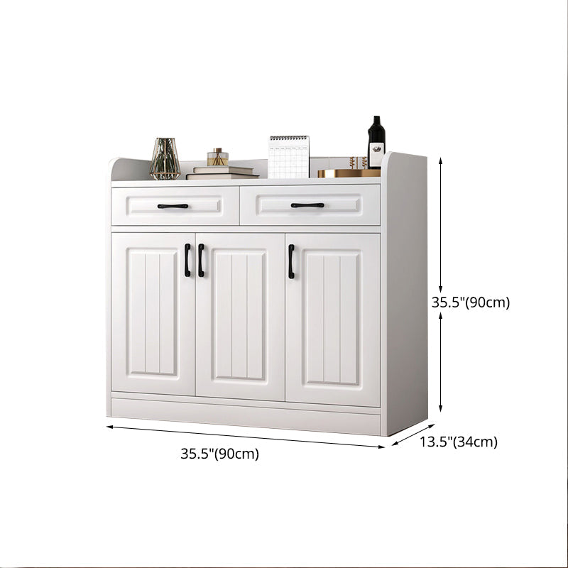 Modern Style Combo Dresser Bedroom Wooden Storage Chest Dresser with Drawers and Doors Clearhalo 'Bedroom Furniture' 'Dressers & Chests' 'dressers_chests' 'furn' 'furn_dressers_chests' 'Furniture' 5428777