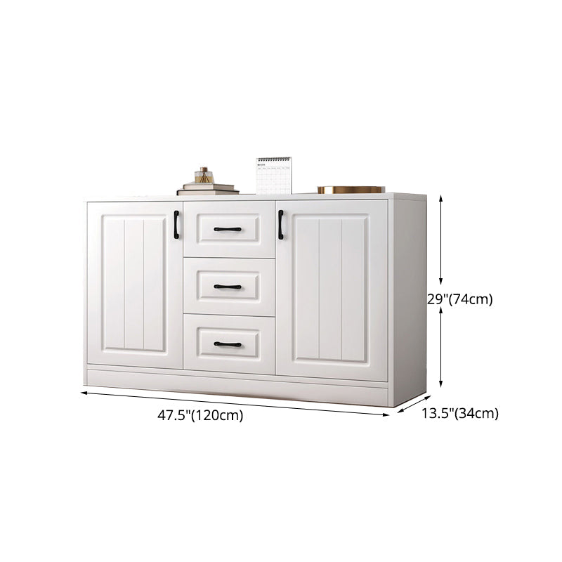 Modern Style Combo Dresser Bedroom Wooden Storage Chest Dresser with Drawers and Doors Clearhalo 'Bedroom Furniture' 'Dressers & Chests' 'dressers_chests' 'furn' 'furn_dressers_chests' 'Furniture' 5428778